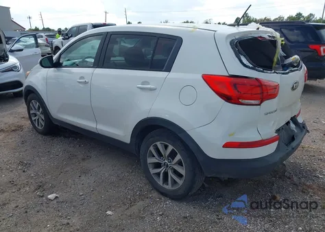 2015 Kia Sportage Lx z USA, uszkodzony, nr VIN KNDPB3AC9F7731870